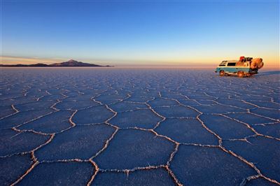 Jeepfahrt über den Salzsee